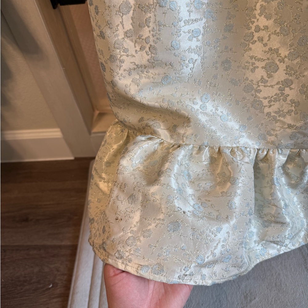 The Avery Dress in Light Blue Duchess - Picture 14 of 16